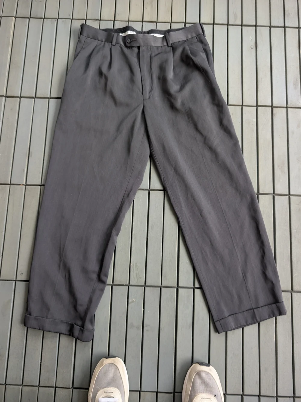 Men's Dress Pants in Dark Gray